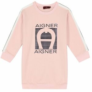 Aigner‎ girls pink logo sweatshirt size 12y